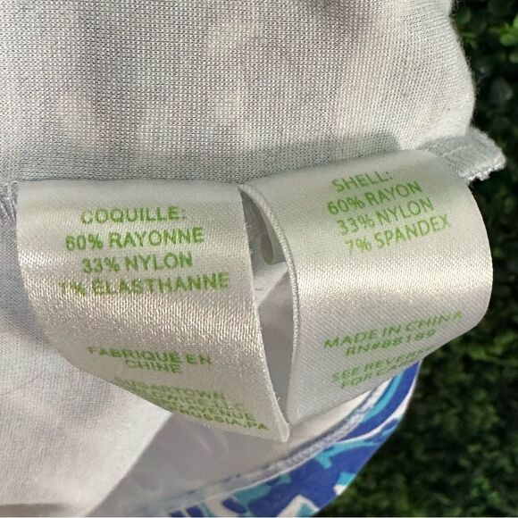 Lilly Pulitzer Nila Striped Blue Shift Dress Sz M - Picture 11 of 12